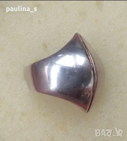 Три броя / Масивен сребърен пръстен дизайнерска изработка проба 925 , снимка 12 - Пръстени - 26293650