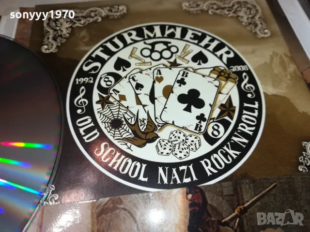 STURMWEHR OLD SCOOL NAZI ROCK N ROOLL-ORIGINAL CD-ВНОС GERMANY 2311241722, снимка 4 - CD дискове - 48079980