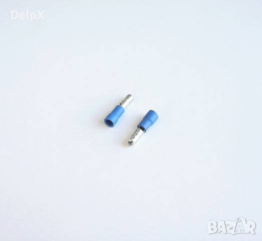 Кабелен конус женски с изолация червен Ф4mm/1,5mm2, снимка 1 - Друга електроника - 42588869