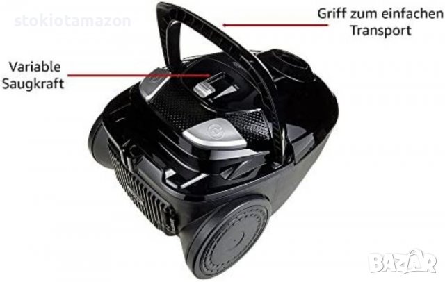 Прахосмукачка AmazonBasics VCB35B15C-1J7W-70, снимка 5 - Прахосмукачки - 38465215