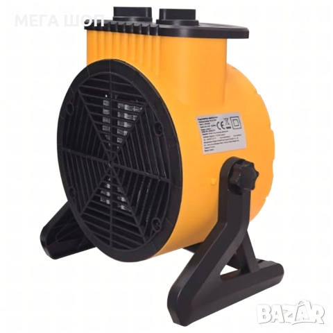 Електрически нагревател вентилатор 2kW с ръчен термостат – Идеален за бързо и ефективно отопление, снимка 3 - Отоплителни печки - 52920448