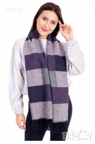 качествена вълна и памук, шал, снимка 3 - Шалове - 38042042