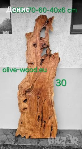 Дървен материал от маслина (янове) и шайби, снимка 4 - Маси - 28068569