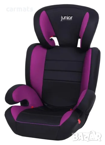 Детско столче за кола Petex Junior - Basic - лилав цвят