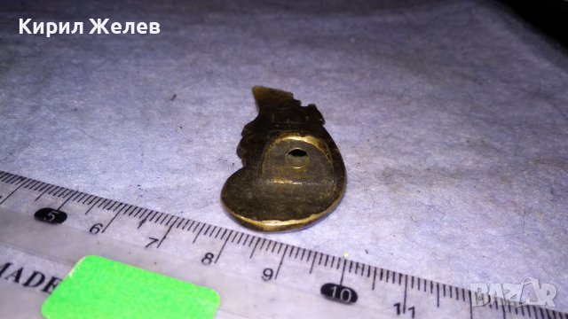 ФЛОРАЛЕН ОРНАМЕНТИРАН БРОНЗИРАН МЕТАЛЕН ЕЛЕМЕНТ ВИСУЛКА от СТАРО МАРКОВО БИЖУ 34583, снимка 9 - Други - 39075368