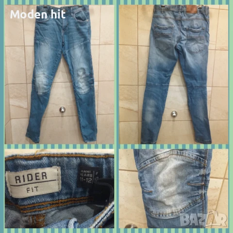 H&M, Zara, Rider, The Rocker - дънки и панталон за момче - размер 146/152 см. /11-12 г./, снимка 3 - Детски панталони и дънки - 42125602