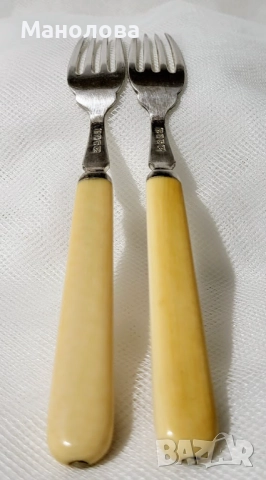 Комплект прибори за хранене за двама., снимка 4 - Други ценни предмети - 52437859