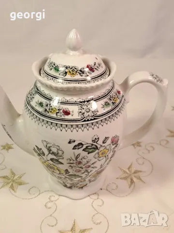 Английски порцеланов чайник Dorset    23/1, снимка 2 - Сервизи - 49327910