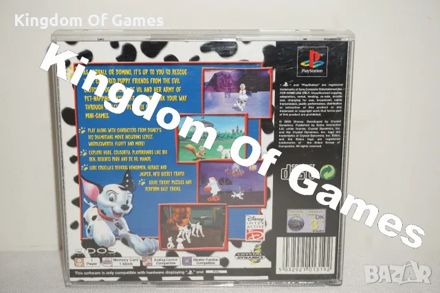Игра за PS1 Disney's 102 Dalmatians: Puppies to the Rescue ТЕСТВАНА И РАБОТЕЩА, снимка 2 - Игри за PlayStation - 56061028