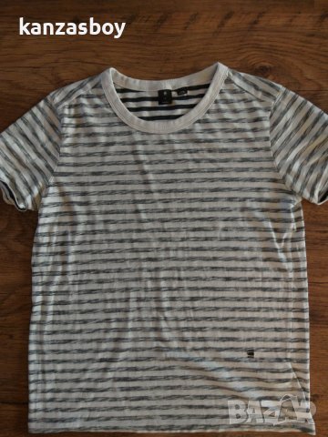g-star elxa stripe straight r t wmn - страхотна дамска тениска КАТО НОВА