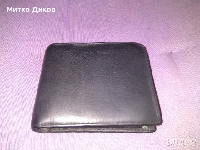 Италиански портфейл 125х100мм естествена кожа с много прегради за карти-документи, снимка 2 - Портфейли, портмонета - 37908425