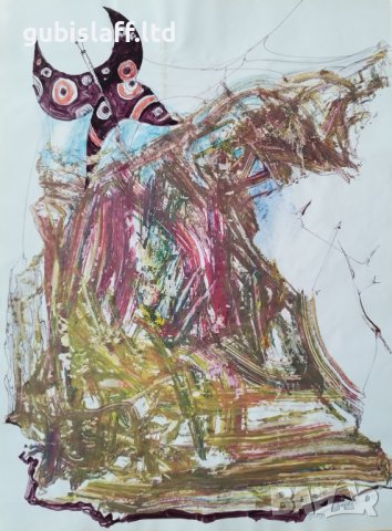 Картина, абстракция, худ. Людмил Асенов, 2009 г. - 7