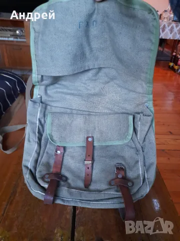 Стара брезентова чанта #20, снимка 4 - Други ценни предмети - 49011196