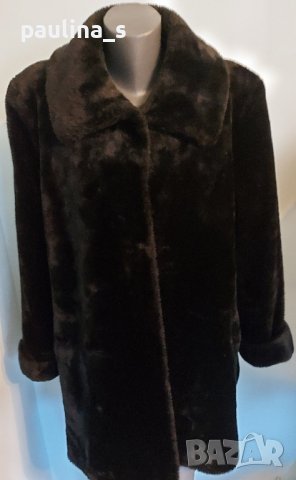 Стилно английско палто / голям размер , снимка 2 - Палта, манта - 44238448