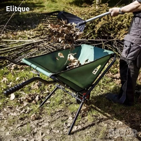 Сгъваема градинска количка с голям капацитет – лека, здрава и компактна за съхранение