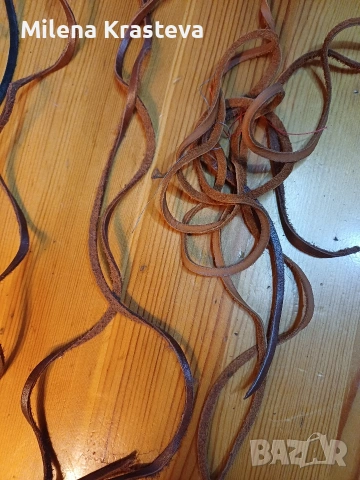 Кожени каишки 4×150см и бонус, снимка 3 - Други - 53152208