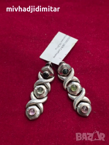 ***Страхотни*** Сребърни дамски обеци - 15.9 гр