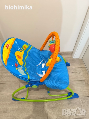 Шезлонг бебешки Fisher Price, снимка 2 - Детски шезлонги - 52906464