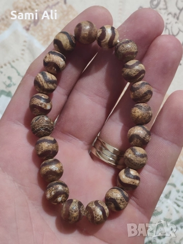 Турмалинова Гривна Цената на содалитова гривна с мъниста "зли очи" вар, снимка 2 - Гривни - 51947442