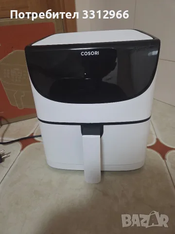 Чисто нов AIRFRYER Cosori Premium Air Fryer (модел CP158-AF) в бял цвят, с капацитет 5.5 литра , снимка 2 - Фритюрници - 56134199
