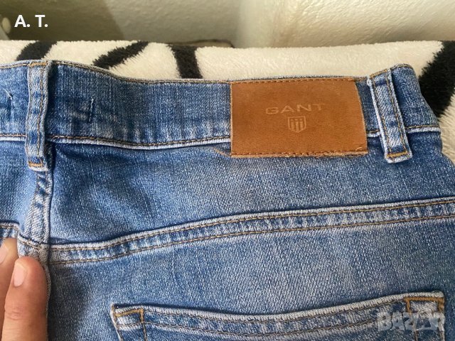 Дънки Gant W34 L34, снимка 4 - Дънки - 40280448