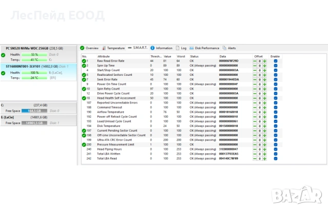 LaCie d2 Professional външен твърд диск 16000 GB Черен, снимка 4 - Твърди дискове - 53909662