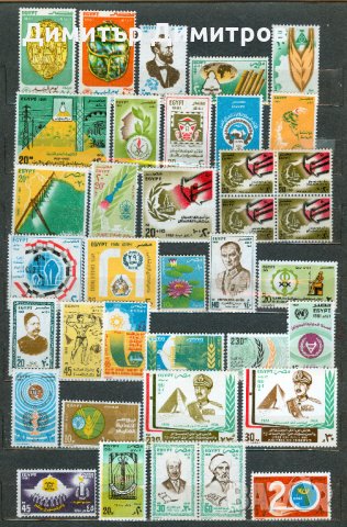 Египет 1981г.- пълна годишнина чисти марки без лепенки с оригинално лепило