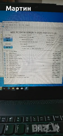 Продавам Lenovo Thinkpad T15 Gen 1/Intel i7-10510U/NVIDIA GeForce MX330/512GB SSD/32GB RAM - НОВ, снимка 4 - Лаптопи за работа - 50931566