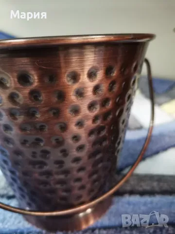 Меден съд с дръжка, снимка 2 - Антикварни и старинни предмети - 47606633