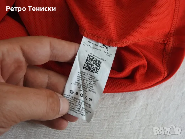 Тениска • Kjaer #11 • PUMA • червено • размер S • Мъже, снимка 5 - Тениски - 56314776