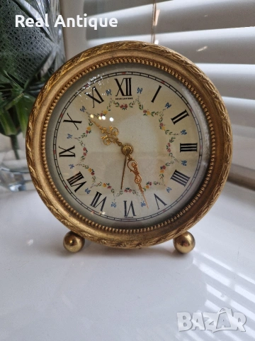 Страхотен рядък антикварен колекционерски френски бронзов будилник , снимка 2 - Антикварни и старинни предмети - 53932510