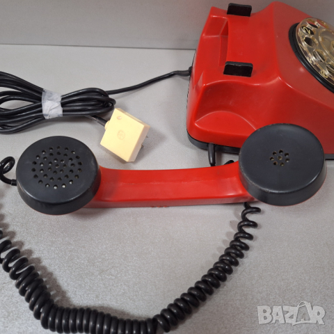 Стар Телефон с шайба "РЕСПРОМ"-Белоградчик ТА-600 от 1982 год., снимка 8 - Антикварни и старинни предмети - 44619216