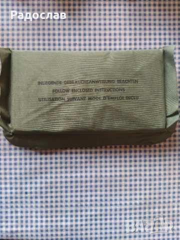 стар военен комплект за първа помощ Бундерсвер, снимка 2 - Антикварни и старинни предмети - 54288744