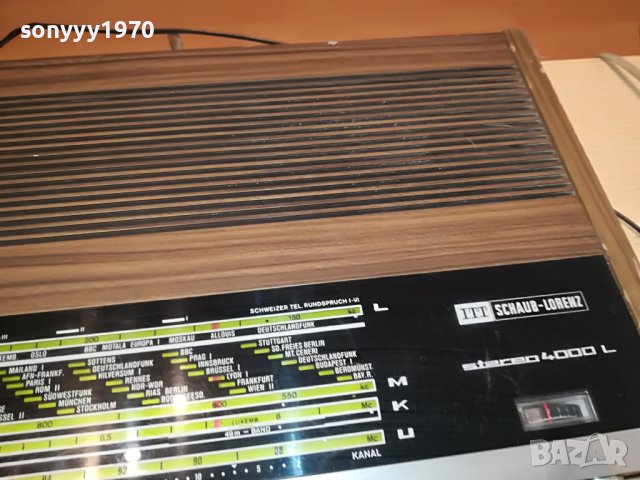 ITT SCHAUB-LORENZ 4000L-ВНОС GERMANY 0308221830, снимка 8 - Ресийвъри, усилватели, смесителни пултове - 37587316