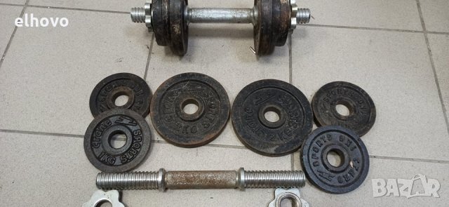 Дъмбели 2x10кг, снимка 6 - Фитнес уреди - 31418211