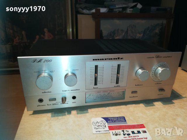 MARANTZ PM200 STEREO AMPLI-MADE IN JAPAN 0412201410, снимка 4 - Ресийвъри, усилватели, смесителни пултове - 31013318