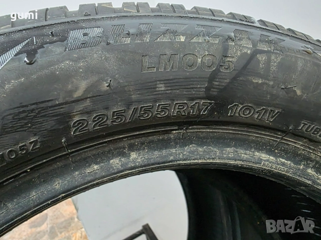 2бр зимни гуми 225/55/17 BRIDGESTONE L04536 , снимка 5 - Гуми и джанти - 52926700