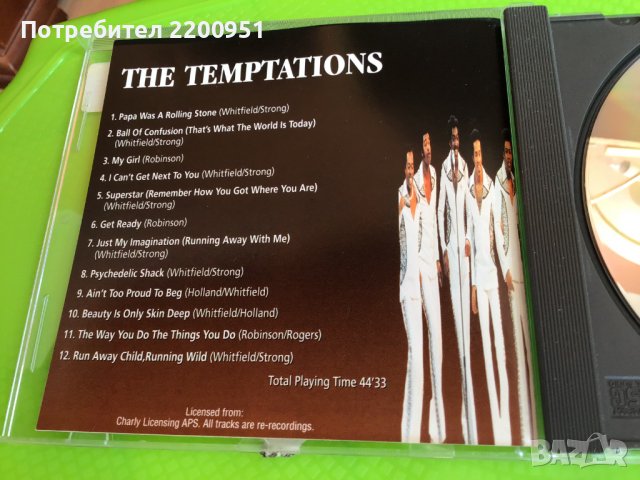 TEMPTATIONS, снимка 4 - CD дискове - 39594066
