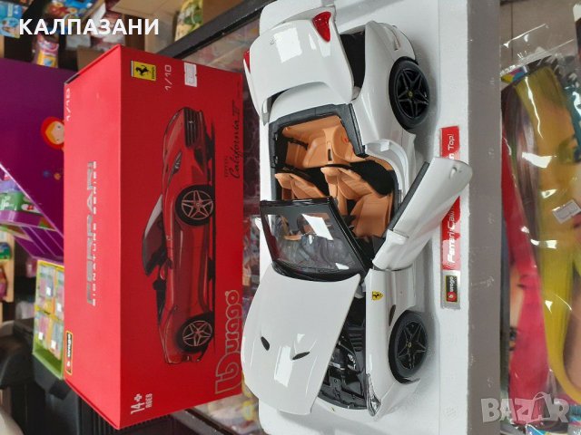 BURAGO FERARRI CALIFORNIA T бяло 18 16904, снимка 4 - Коли, камиони, мотори, писти - 30244209
