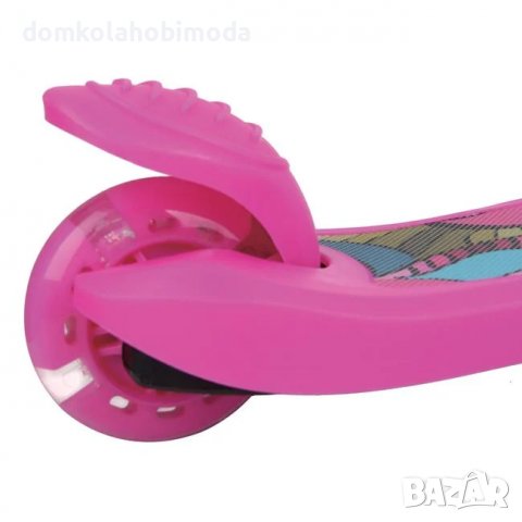 Тротинетка с три гуми, 50Kg. Регулируема височина до 64 см,Светещи гуми, снимка 2 - Скутери и тротинетки - 36614208