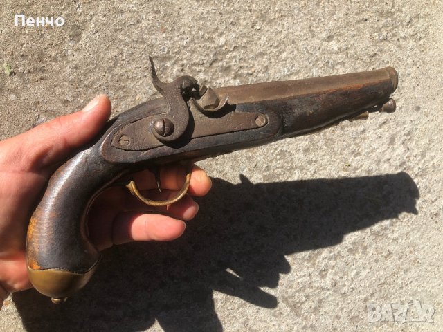 стара, реалистична реплика на капсулен пистолет , снимка 2 - Антикварни и старинни предмети - 42533634