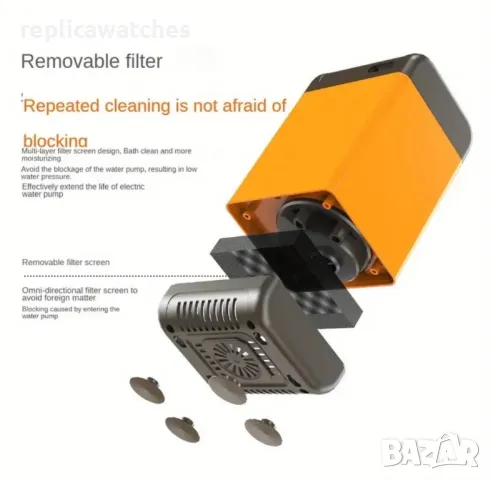 акумулаторен къмпинг душ , снимка 8 - Палатки - 49113490