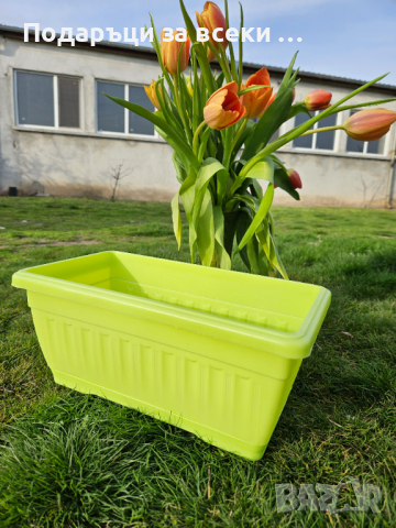 Цветни сандъци за цветя 30см! Промоция 7бр цветни сандъци за 19.90лв, снимка 5 - Саксии и кашпи - 44707404