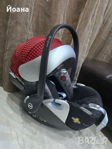 Количка Cybex e-priam 4 и столче за кола Rebellious , снимка 11 - Детски колички - 56273619