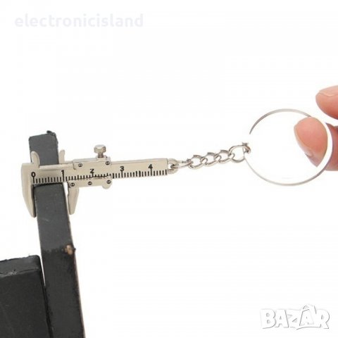 Нов моден ключодържател автомобилен мини ключ шублер 0-40 мм за измерване, снимка 4 - Други - 39959038