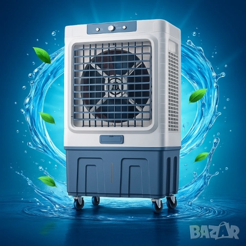 Въздушен охладител Air Cooler 380W NEW CLUB - 100L резервоар, снимка 4 - Друга електроника - 51850052