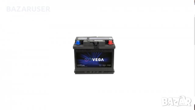  Акумулатор Vega 63H19, 63Ah 530A /020175/Гаранция 24 месеца/