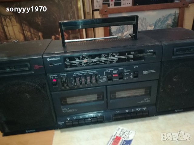 HITACHI-КАСЕТОФОН 2702241627, снимка 10 - Радиокасетофони, транзистори - 44496089