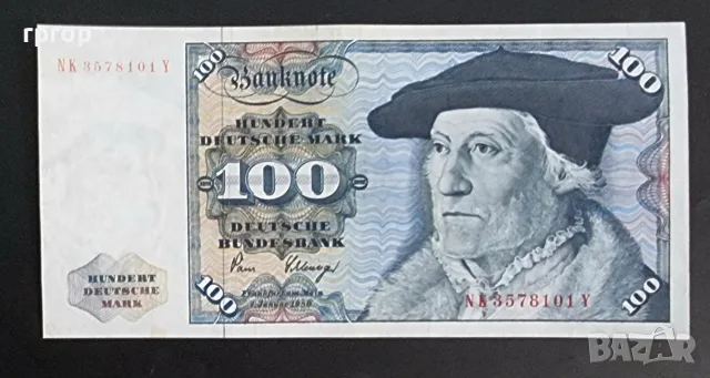 Германия. ФРГ. 100 дойче марки. 1980 година.