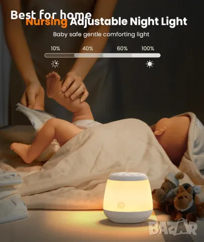 Машина за бял шум  с 24 звука и 8 нощни светлини Dreamegg, снимка 5 - Други - 49645506